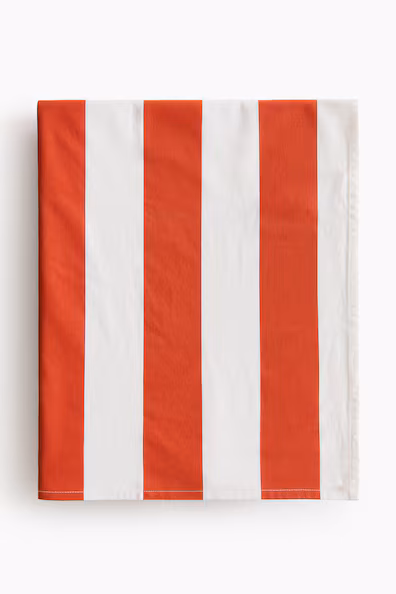 Скатерть из хлопка в полоску