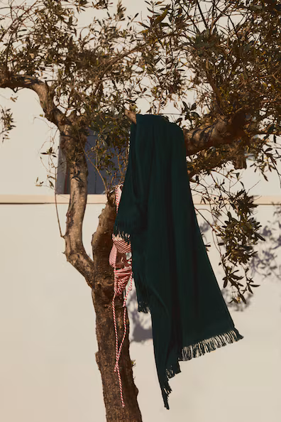 Пляжное полотенце с бахромой- Заказать в России