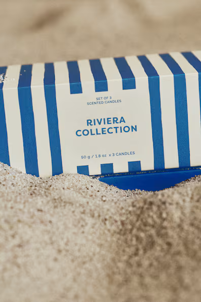 Набор из 3 ароматических свечей в подарочной коробке- Заказать в России