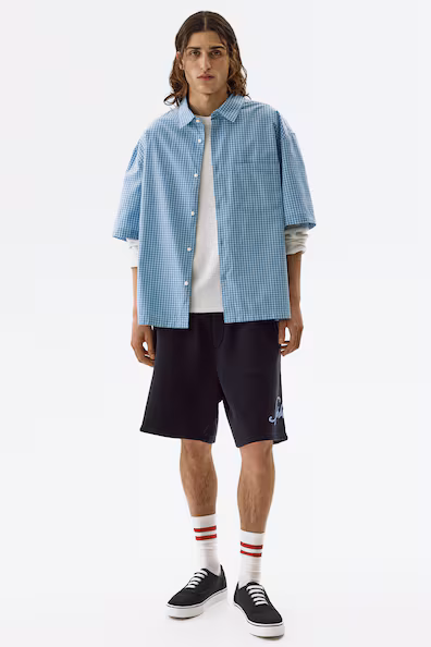 Шорты из трикотажа relaxed fit