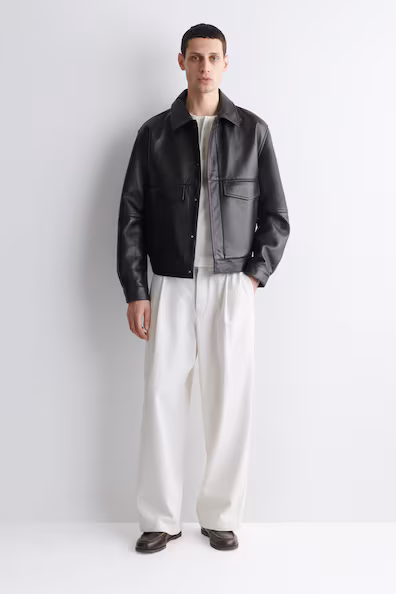 H&M Парусиновые туфли из кожи