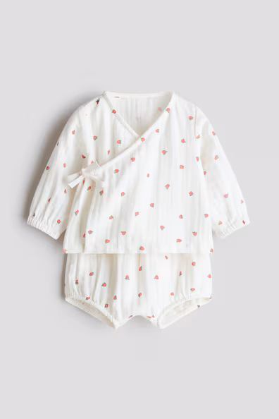 Набор из 2 предметов из муслина- Заказать в России