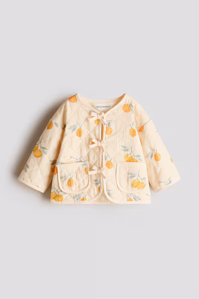 Стеганая хлопковая куртка h&m