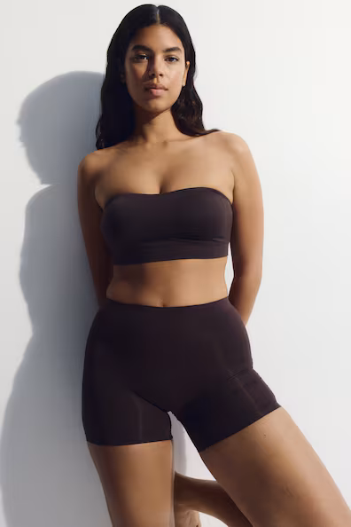 Комфортный бесшовный бюстгальтер с мягкой чашкой h&m