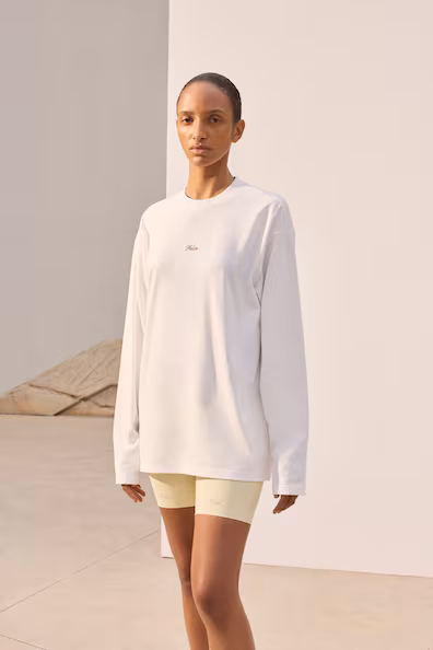Спортивный свитер с принтом loose fit- Заказать в России