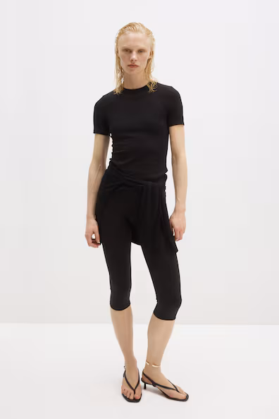 Футболка в рубчик cooling slim fit- Заказать в России