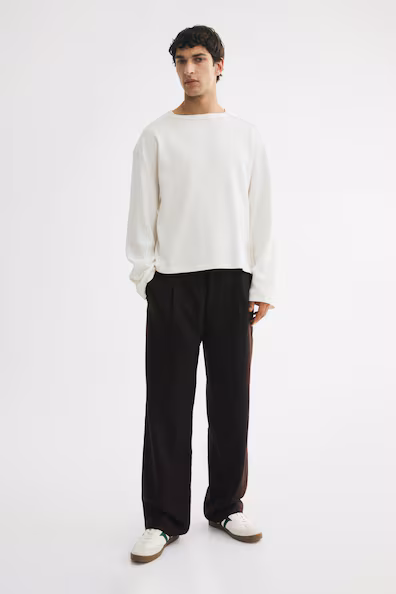 Брюки из льняной смеси relaxed fit- Заказать в России