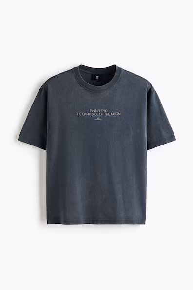 T-shirt estampada em algodão Relaxed Fit- Заказать в России