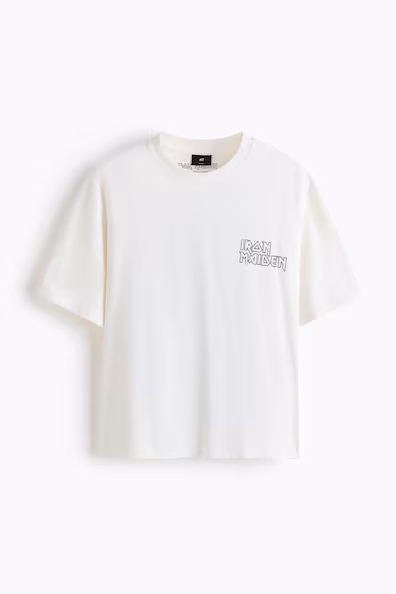 T-shirt estampada em algodão Relaxed Fit- Заказать в России