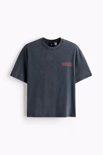 T-shirt estampada em algodão Relaxed Fit- Заказать в России