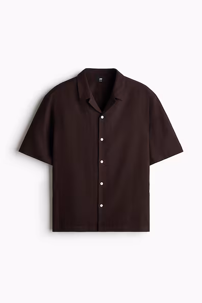 Рубашка resort из смеси льна, комфортный крой relaxed fit- Заказать в России