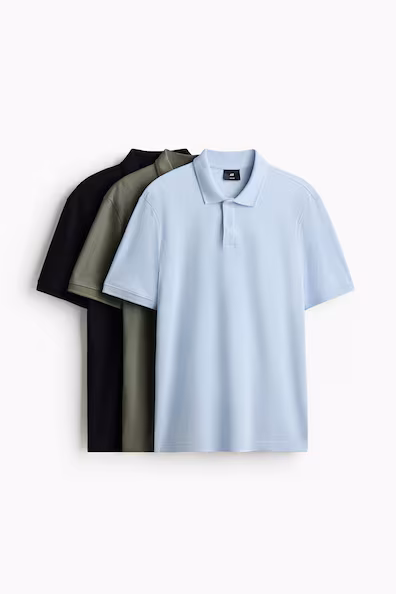 Набор из 3 поло regular fit