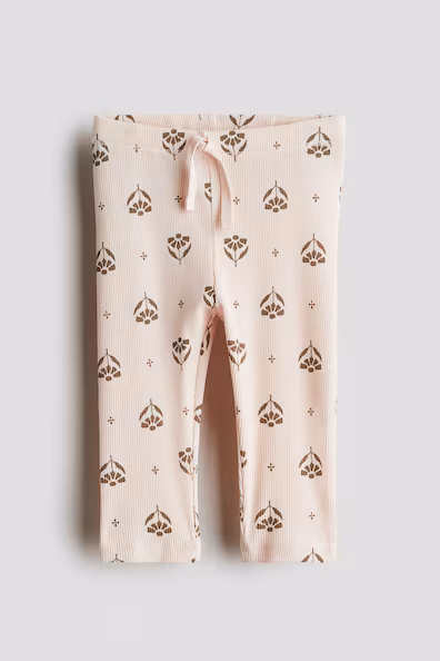 Леггинсы в рубчик из хлопка- Заказать в России