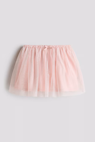 Юбка из блестящего тюля
