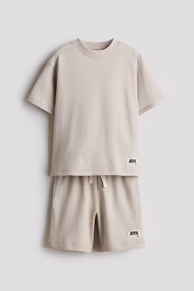 H&M Комплект из 2 предметов из джерси с текстурой