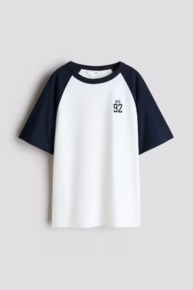 H&M Футболка с рукавами реглан
