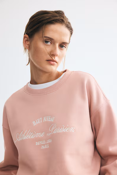 H&M Свитшот с текстовым принтом