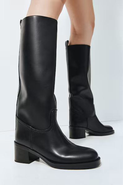 Ботинки с мехом до колена h&m