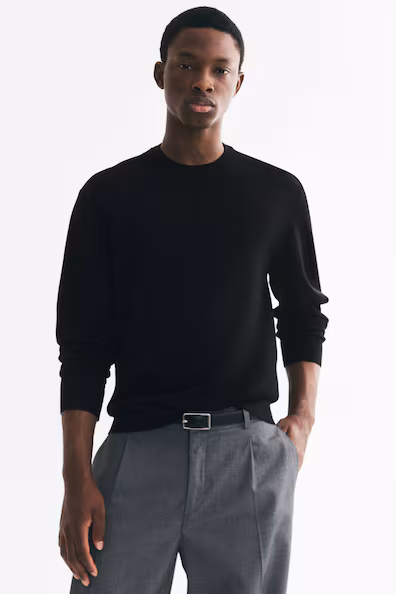 Свитер из тонкой ткани regular fit