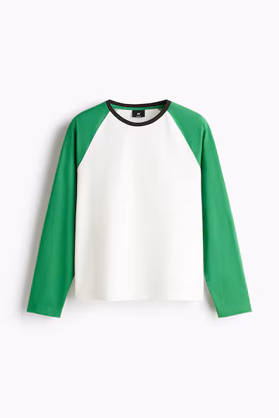 H&M Хлопковый свитер RELAXED FIT