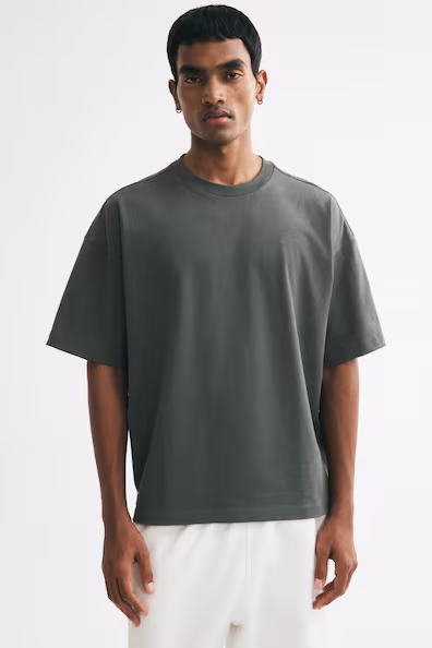 Футболка из хлопка с комфортной посадкой oversized fit- Заказать в России