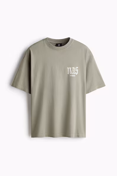 H&M Футболка оверсайз