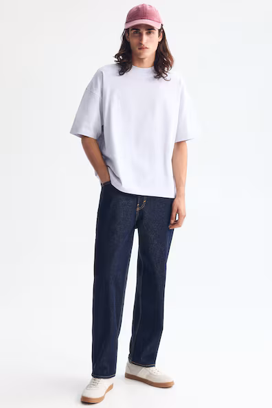Футболка из хлопка oversized fit- Заказать в России