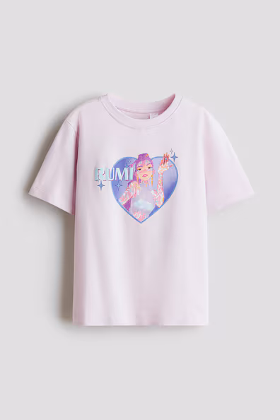 H&M Хлопковая футболка с принтом