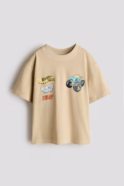 H&M Футболка оверсайз с принтом