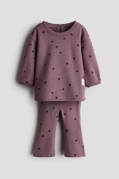 H&M Комплект из 2 предметов с принтом