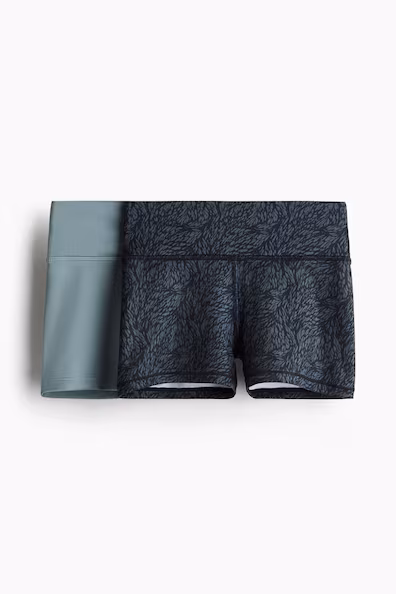 H&M Набор из 2 коротких велосипедных шорт с технологией DRYMOVE™