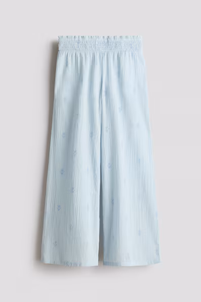 H&M Брюки из мятого хлопка H&M