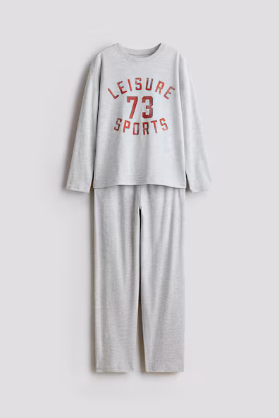 H&M Пижама из хлопка с принтом