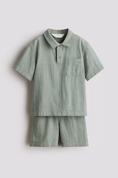 H&M Комплект из 2 предметов из хлопковой смеси купить с доставкой.