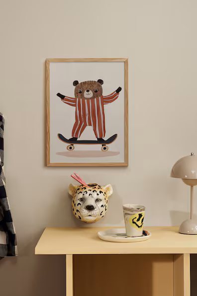 Постер skater bear joy- Заказать в России
