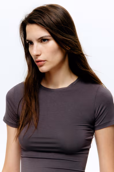 H&M Футболка облегающая из модала