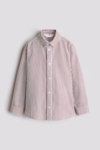 Хлопковая рубашка h&m- Заказать в России