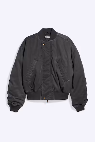 Комфортная бомбер-куртка свободного кроя h&m