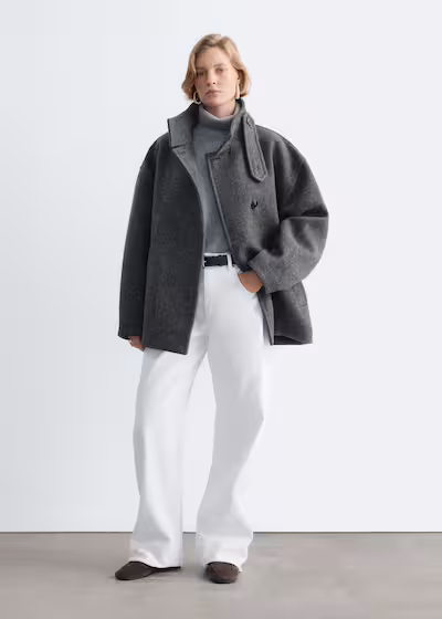 Пальто из ткани с узором h&m- Заказать в России