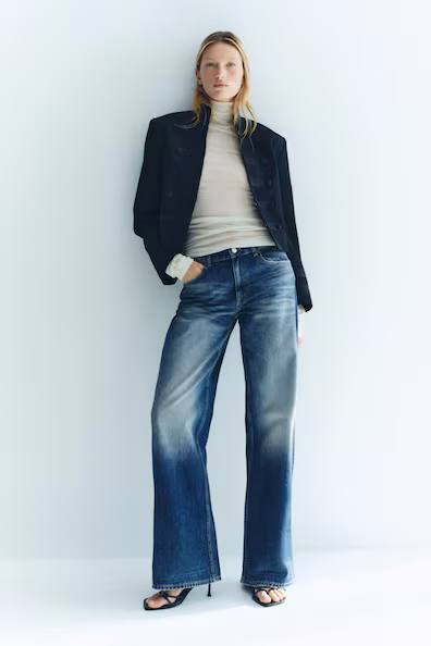 Джинсы tall fit с широким стандартным поясом