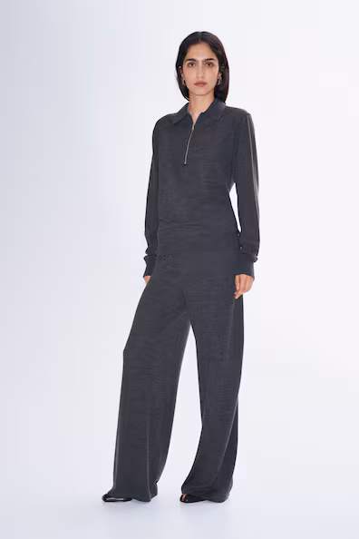 Брюки из тонкой шерсти мериноса h&m