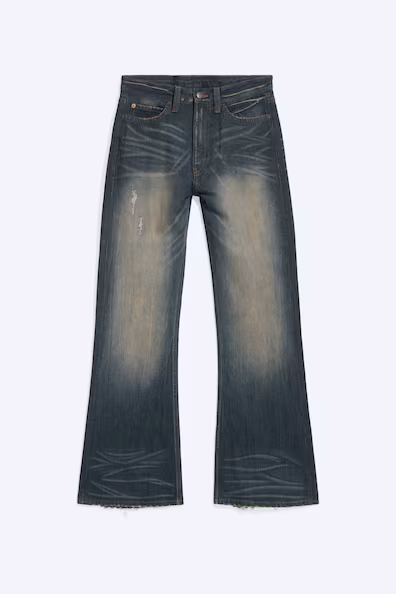 Джинсы bootcut с пониженной посадкой, стандартные- Заказать в России