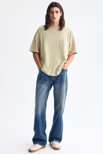 Футболка из хлопка свободного кроя oversized