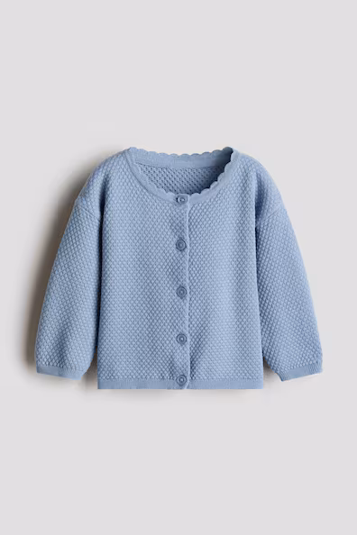 Кардиган из хлопковой ткани с текстурой h&m- Заказать в России