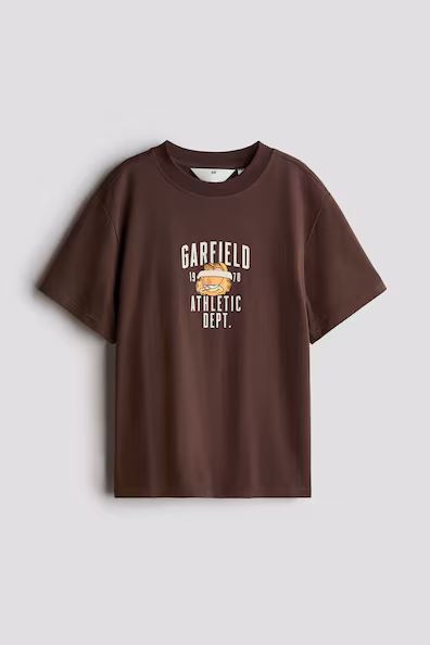 Футболка с принтом h&m