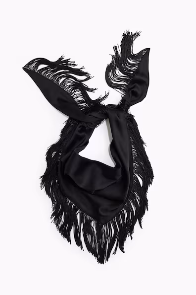 Треугольный платок с бахромой h&m