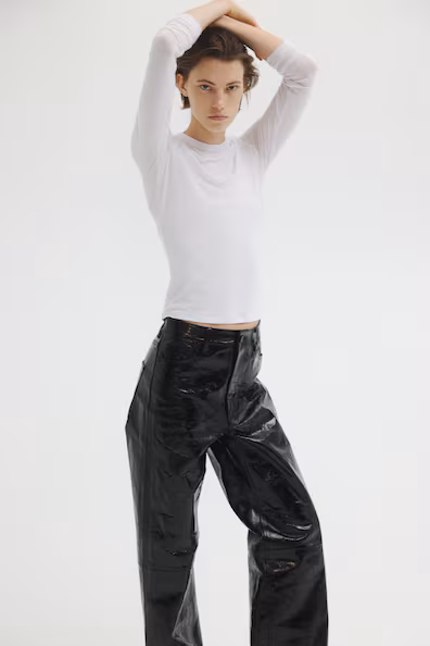 Свитер с длинными рукавами warming slim fit- Заказать в России