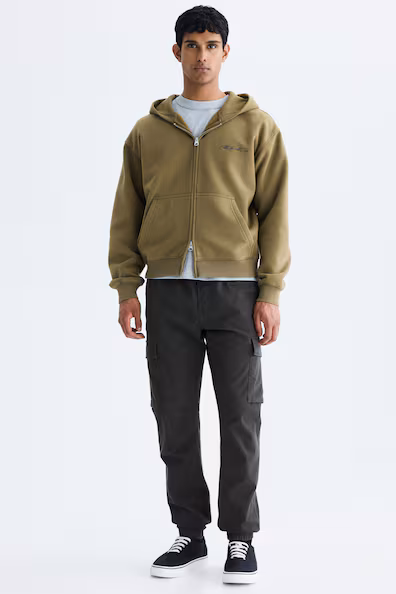 Узкие брюки карго slim fit- Заказать в России