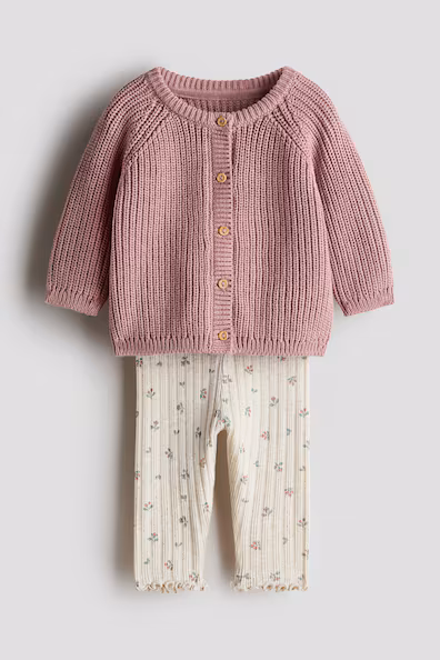 Комплект из 2 предметов из хлопковой ткани- Заказать в России