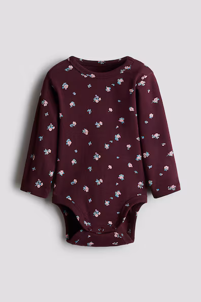 Хлопковое боди с принтом h&m- Заказать в России